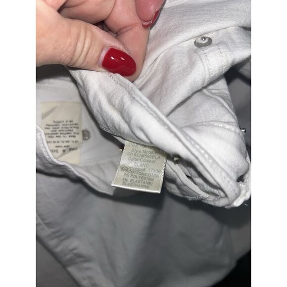 Rag & Bone High Rise Ankle Skinny Jeans White size 31 women's - Picture 7 of 9